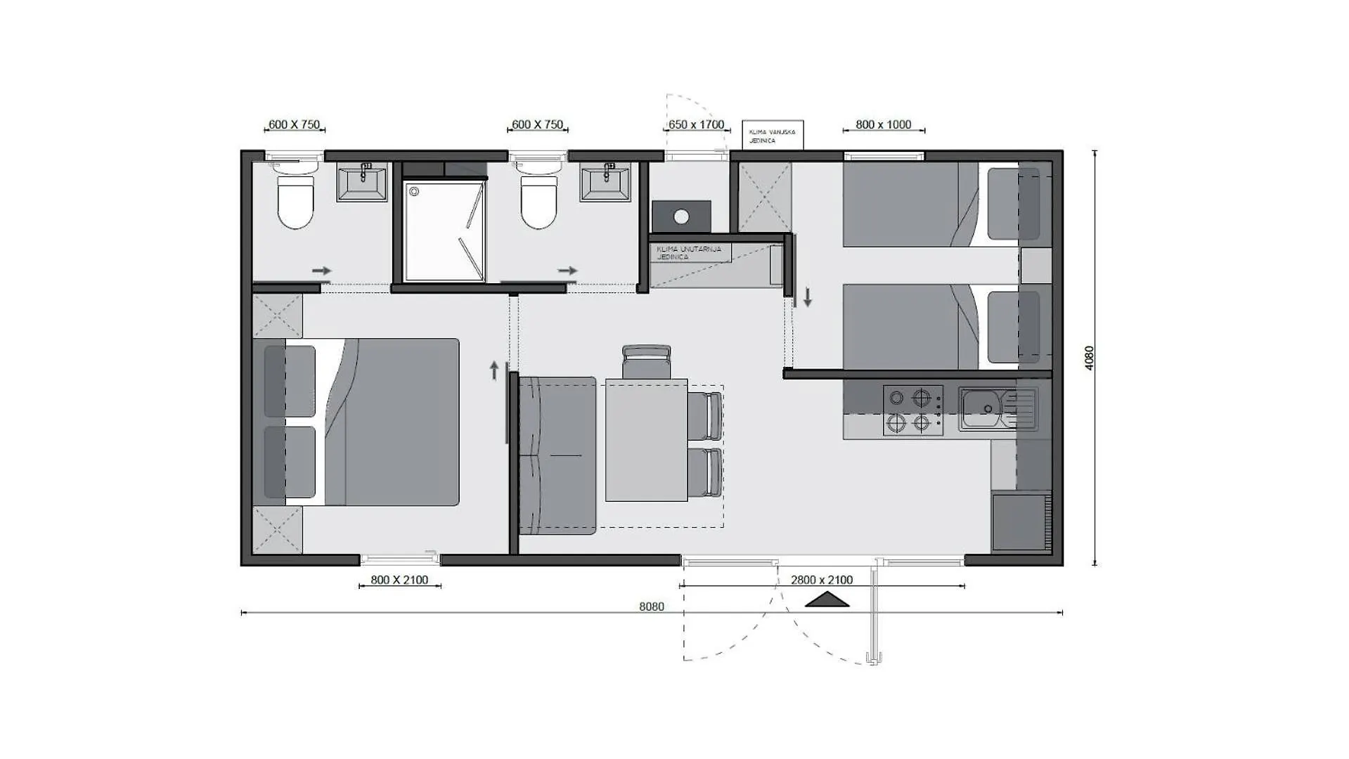 250 Mobile Home Selce Ferienhaus